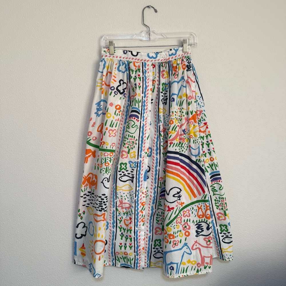 Vintage Colorful Koala Country Skirt